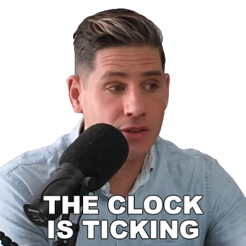 The Clock Is Ticking Brian Lagerstrom Sticker