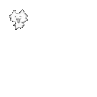 a black and white drawing of a cat on a white background