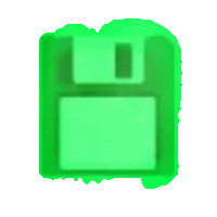 Floppy Diskette Sticker