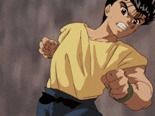 Yusuke Punch GIF - Yusuke Punch Yu Yu Hakusho GIFs
