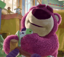 toy story lotso im a hugger first thing about me