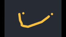a black background with a white smiley face and the letter i on it