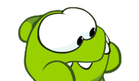 Angry Om Nom Sticker - Angry Om Nom Om Nom And Cut The Rope Stickers