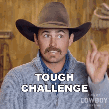 tough challenge buck faust ultimate cowboy showdown hard challenge difficult challenge