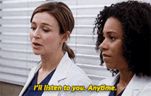 Greys Anatomy Amelia Shepherd GIF - Greys Anatomy Amelia Shepherd Ill Listen To You Anytime GIFs