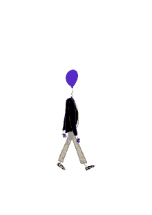 balloon walking day dreaming cant focus airhead