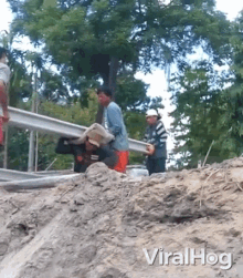lifting construction metal beam building house viralhog