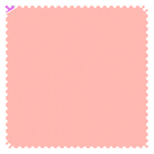 a pink and green stamp with arabic writing on it