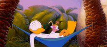 Donald Duck Hammock GIF - Donald Duck Hammock Fail GIFs