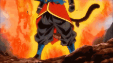 power fire anime angry dragon ball