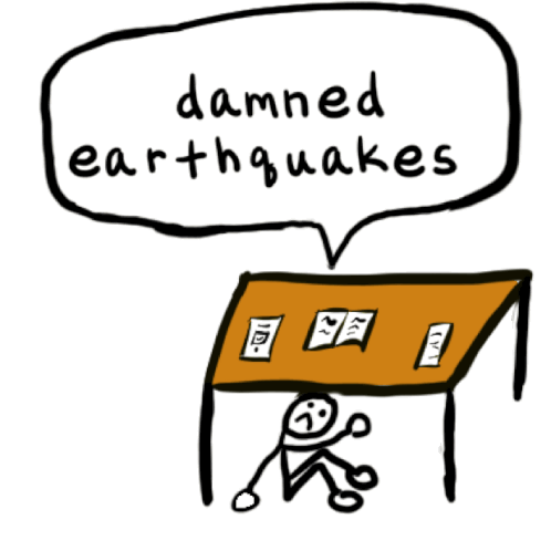 Damnedearthquakes Shaking Sticker - Damnedearthquakes Earthquake Shaking Stickers
