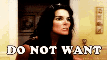 Do Not Want GIF - Donotwant Rizzoli And Isles Angie GIFs