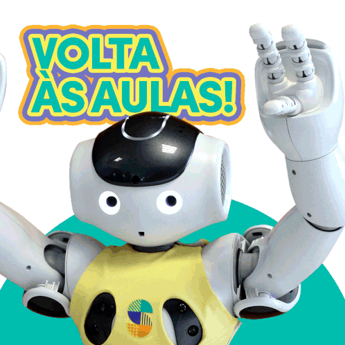 Sebit Volta As Aulas Robot Sticker - Sebit Volta As Aulas Robot Volta As Aulas Stickers