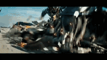 Transformers Fight GIF - Transformers Fight Cars GIFs