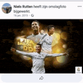 a facebook post from niels rutten shows a picture of soccer players
