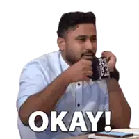 Okay Abish Mathew Sticker