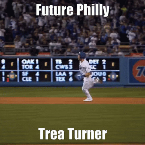 A DUDE IN FLUX — I can't decide if Trea Turner's nonchalance after
