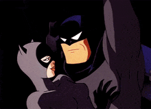 batman catwoman dc kiss surprised face