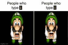 Luigi Screaming Yourpaljohn GIF - Luigi Screaming Yourpaljohn Hilarious Funny GIFs