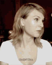 Taylor Swift Really GIF - Taylor Swift Really Wow GIFs