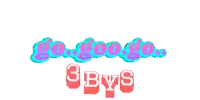 a logo that says go go go 3 bys