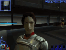 a screenshot of a video game with a character called zax