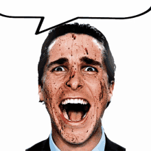 american psycho patrick bateman based man chat bubble