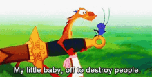Off To Destroy People Mulan GIF - Off To Destroy People Mulan Mushu GIFs