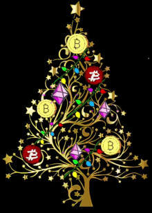 Blockchain Bitcoin GIF - Blockchain Bitcoin Christmas Tree GIFs