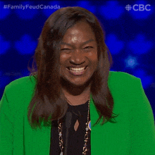 Laughing Jacqueline GIF - Laughing Jacqueline Family Feud Canada GIFs