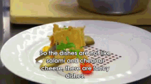 Were You Expecting Salami And Cheddar Cheese? GIF - Fancy Fancy Dishes Dishes GIFs