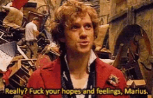 les miserable enjolras aaron tveit fuck your hopes and feelings