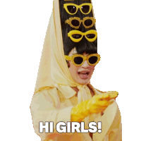 Hi Girls Nymphia Wind Sticker - Hi Girls Nymphia Wind Rupaul’s Drag Race Stickers