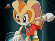 Cream The Rabbit Sonic X GIF - Cream The Rabbit Sonic X Throw GIFs