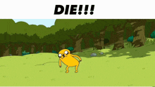 Adventure Time Jake The Dog GIF - Adventure Time Jake The Dog Die GIFs