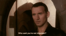 doctor who christopher eccleston important who said unimportant