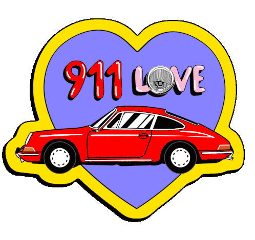 Love Heart Sticker - Love Heart Vintage Stickers