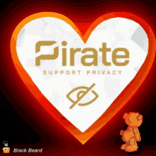 arrr piratearrr love crypto pirate chain love heart