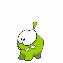 surprised om nom cut the rope shocked whoa
