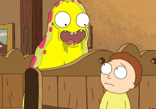 Rick And Morty Slippery Stairs GIF - Rick And Morty Slippery Stairs Morty GIFs