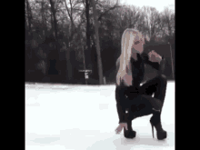 High Heels Heels On Ice GIF