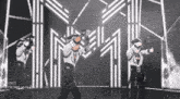 a black and white photo of a person dancing with the words i 'm tied up to you on the bottom right