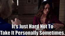 911 Show Maddie Buckley GIF - 911 Show Maddie Buckley Its Just Hard Not To Take It Personally Sometimes GIFs