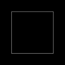 a black background with a white outline of a volleyball court on it .