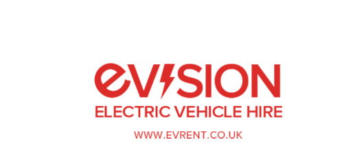 Evision Electric Car Sticker - Evision Electric Car Electric Vehicle Hire Stickers