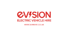 Evision Electric Car Sticker - Evision Electric Car Electric Vehicle Hire Stickers