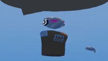 a cartoon character wearing headphones and a vest that says ed