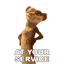 at your service buck the ice age adventures of buck wild im here to help whatever you need