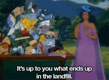 Landfill GIF - Captain Planet Gifearthdayachance GIFs