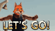 Funky Foxes Lets Go GIF